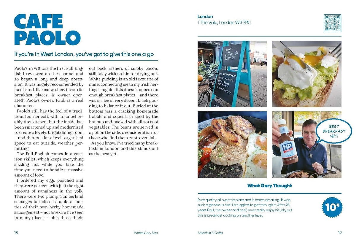 Where Gary Eats: From Curryhouses to Steakhouses Book| Budget to Blowout | An Insider’s Guide to Where to Eat | Hardback