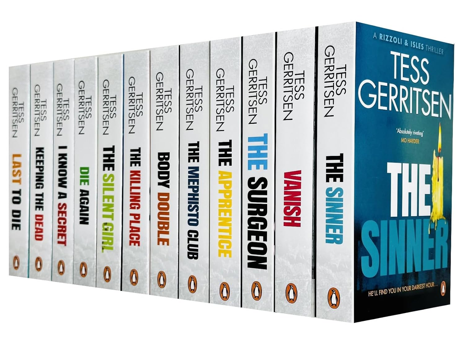 Tess Gerritsen Rizzoli & Isles Thriller Book Set – 12 Books Collection, The Apprentice & More | Best Crime Mystery Series for Suspense Lovers