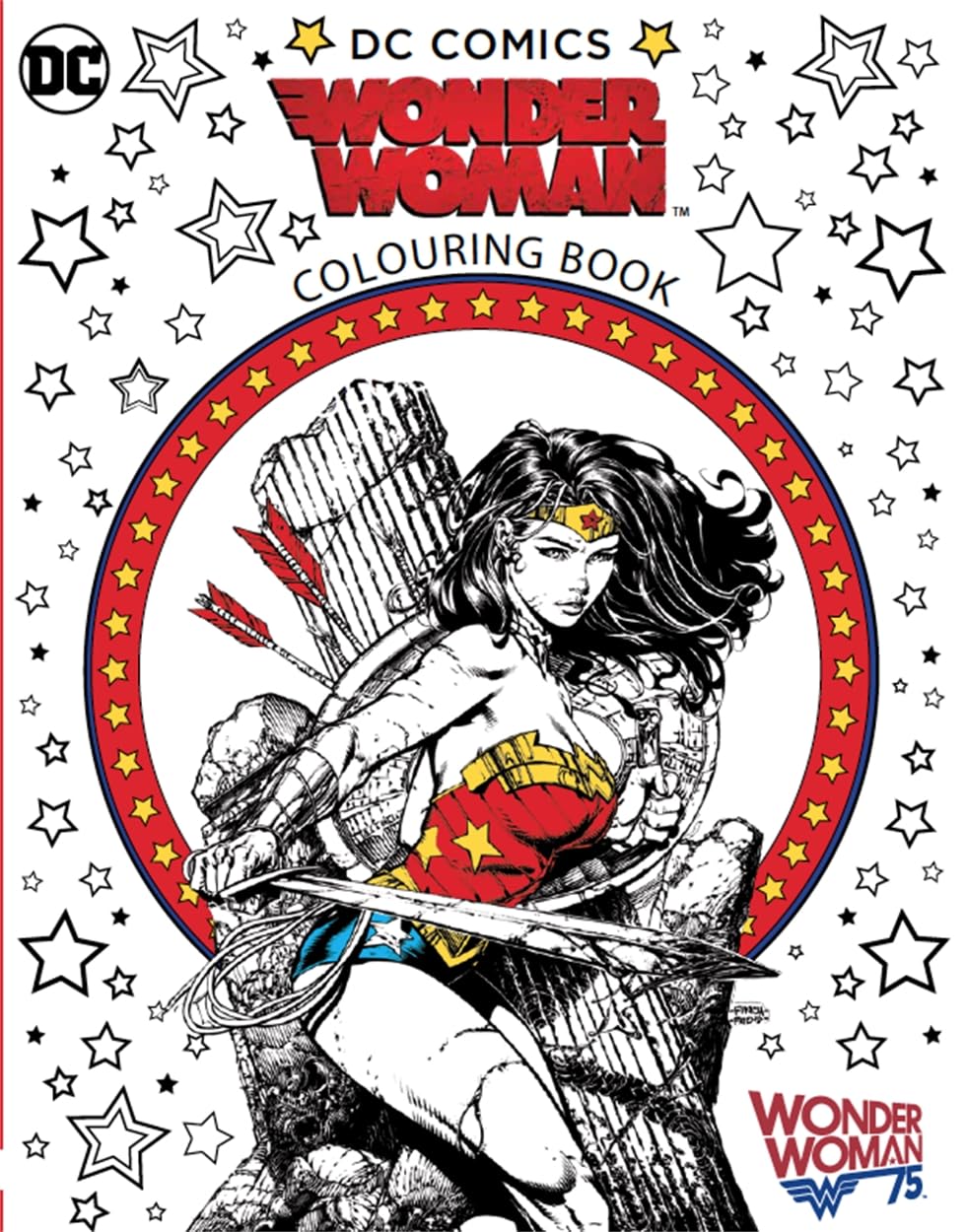 DC Comics Wonder Woman Colouring Book – Superhero Art & Creative Activity Paperback Book
