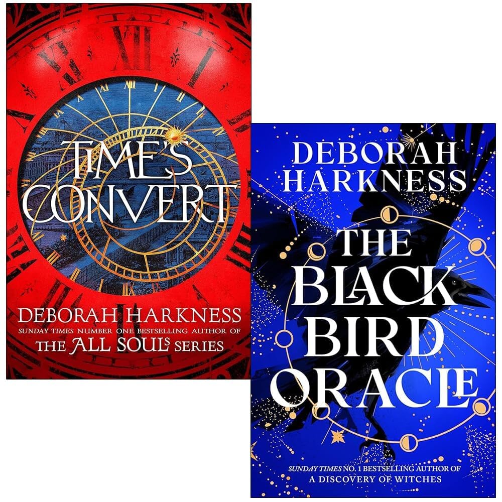All Souls Series 2 Books Collection Set By Deborah Harkness (Time's Convert and The Black Bird Oracle)