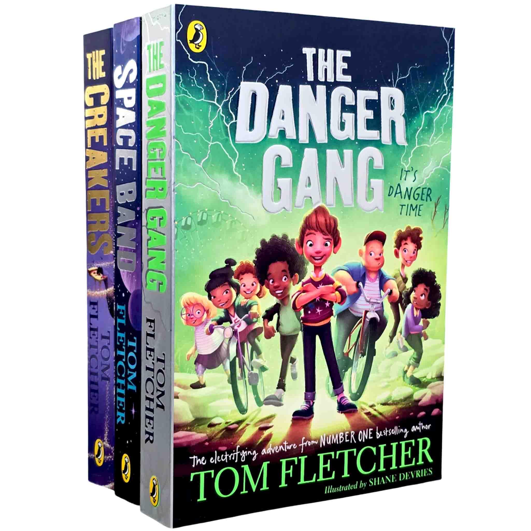 Tom Fletcher 3 Book Collection | The Creakers, The Danger Gang & Space Band | Fun, Adventure, Imaginative Fiction, Humorous Stories for 9+ years