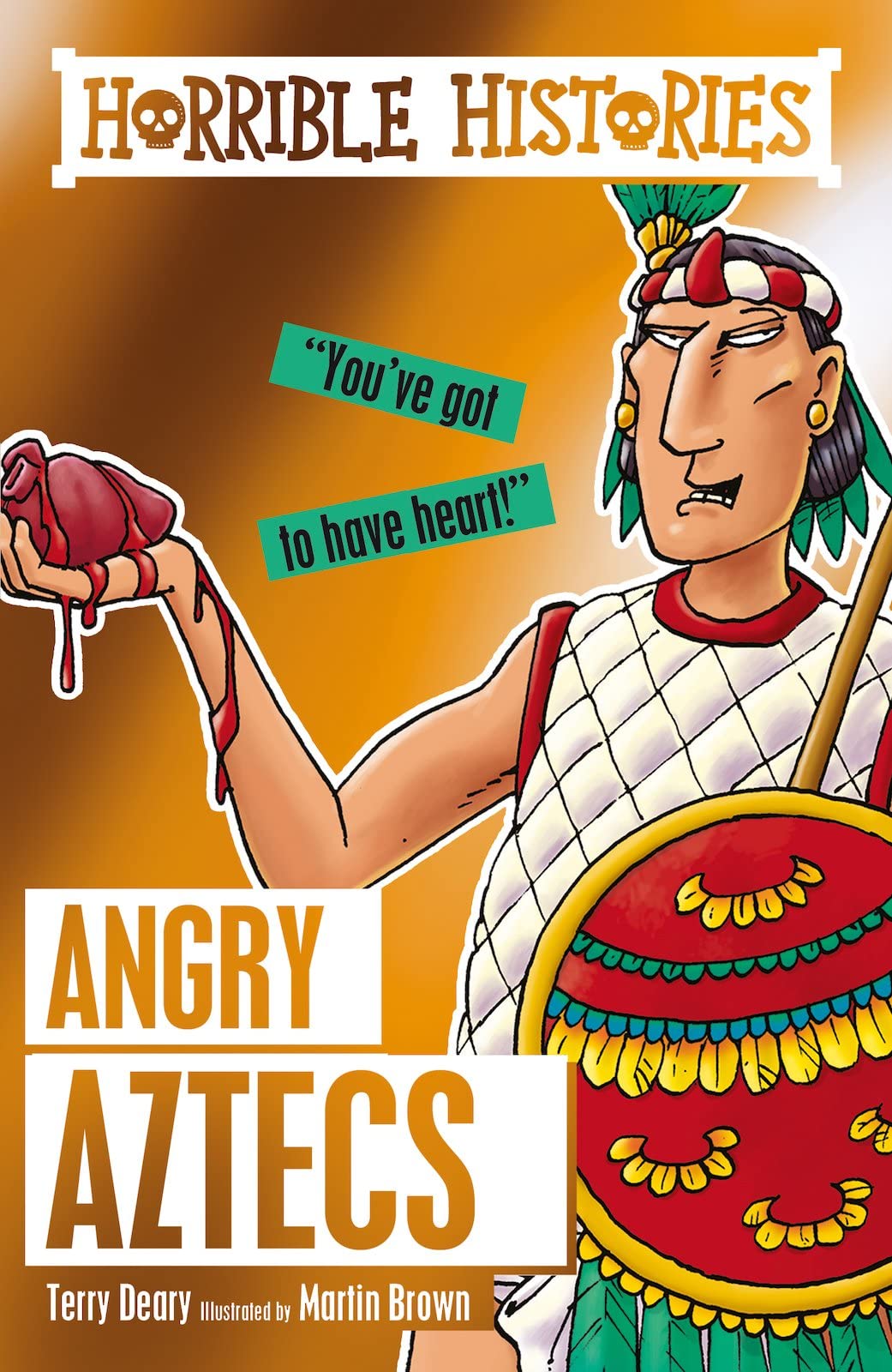 Angry Aztecs Horrible Histories Book by Terry Deary Hilarious and Gory Aztec History for Kids Ages 8 to 12