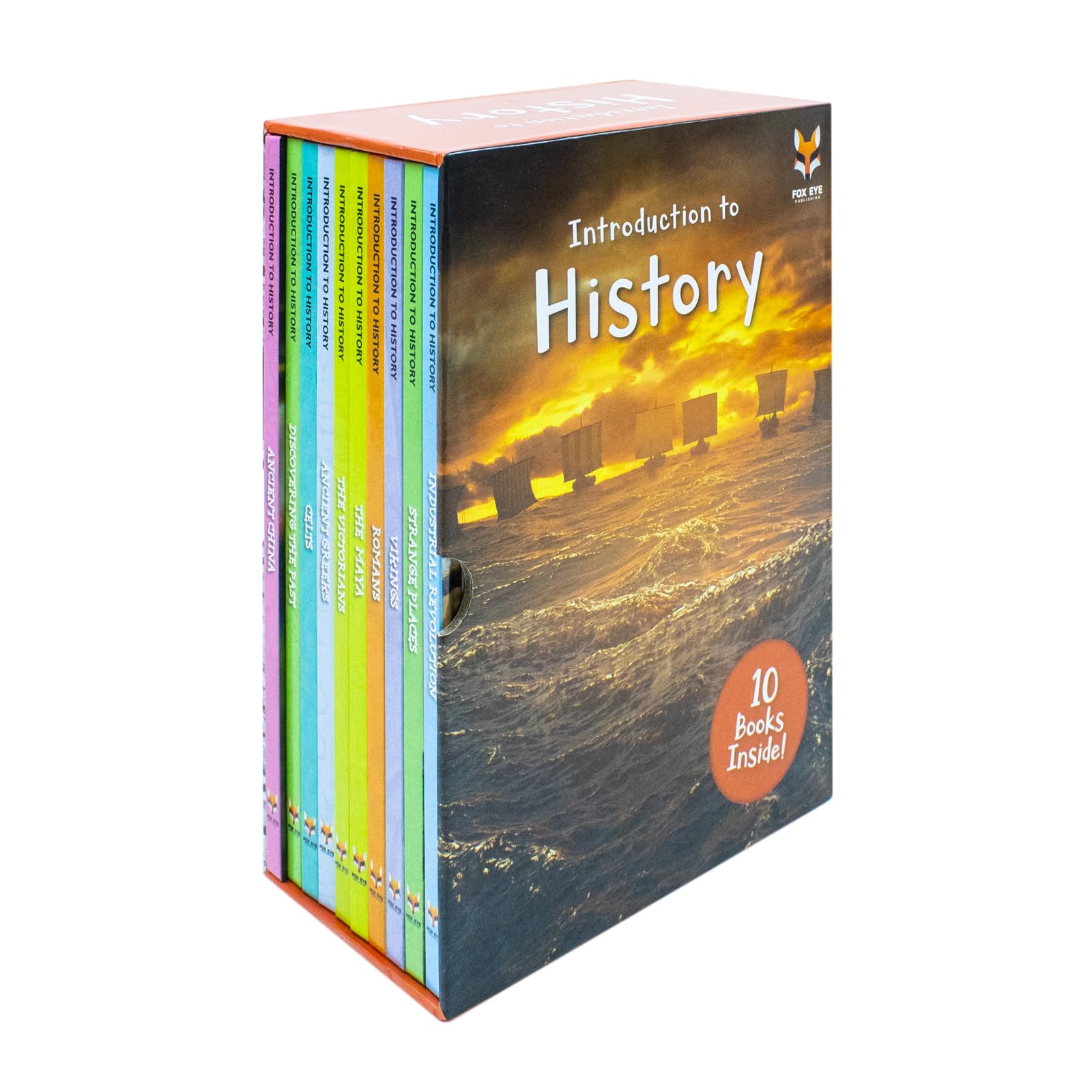 Children Introduction To History For Beginners (Series 1) 10 Hardback Book Collection Set: (Ancient China, Celts, Discovering The Past, Ancient Greeks, Industrial Revolution, The Maya, Romans)