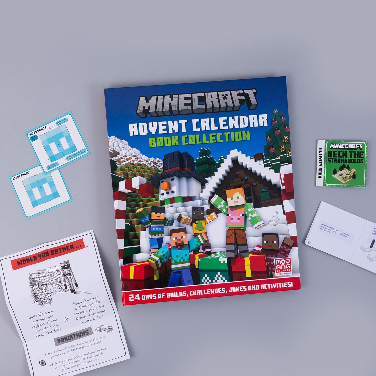 Minecraft Christmas Advent Calendar 2024 β Illustrated Kids Book Collection, Perfect for Ages 6β11