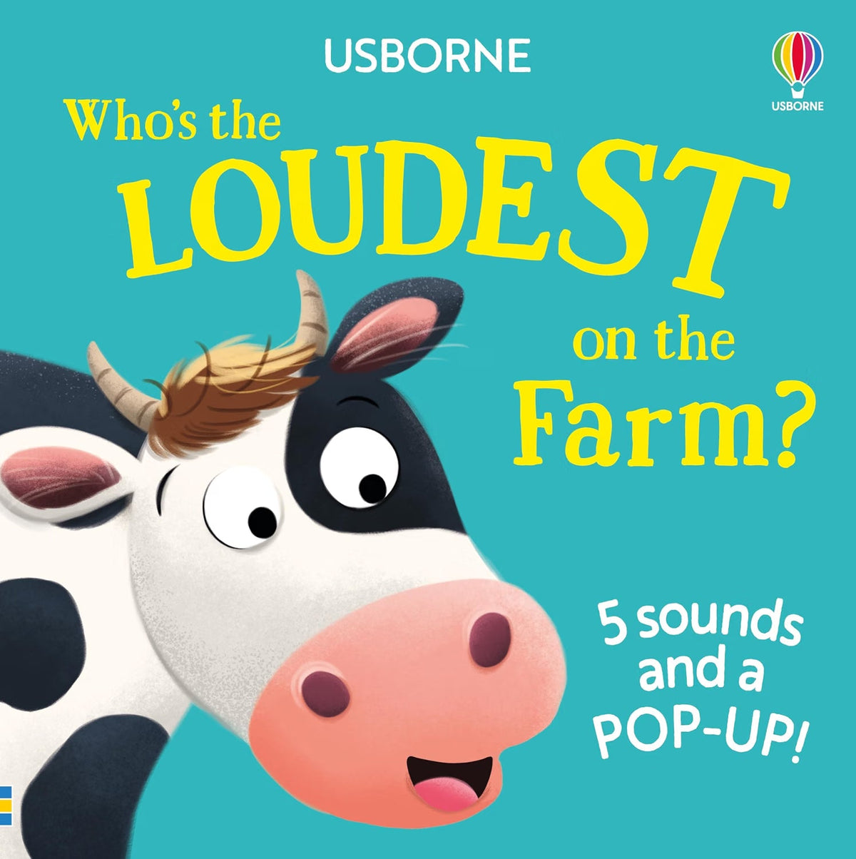 Usborne Who's the Loudest? 3 Books Collection Set by Sam Taplin – Zoo, Dinosaur & Farm | Interactive Animal Sound Board Books