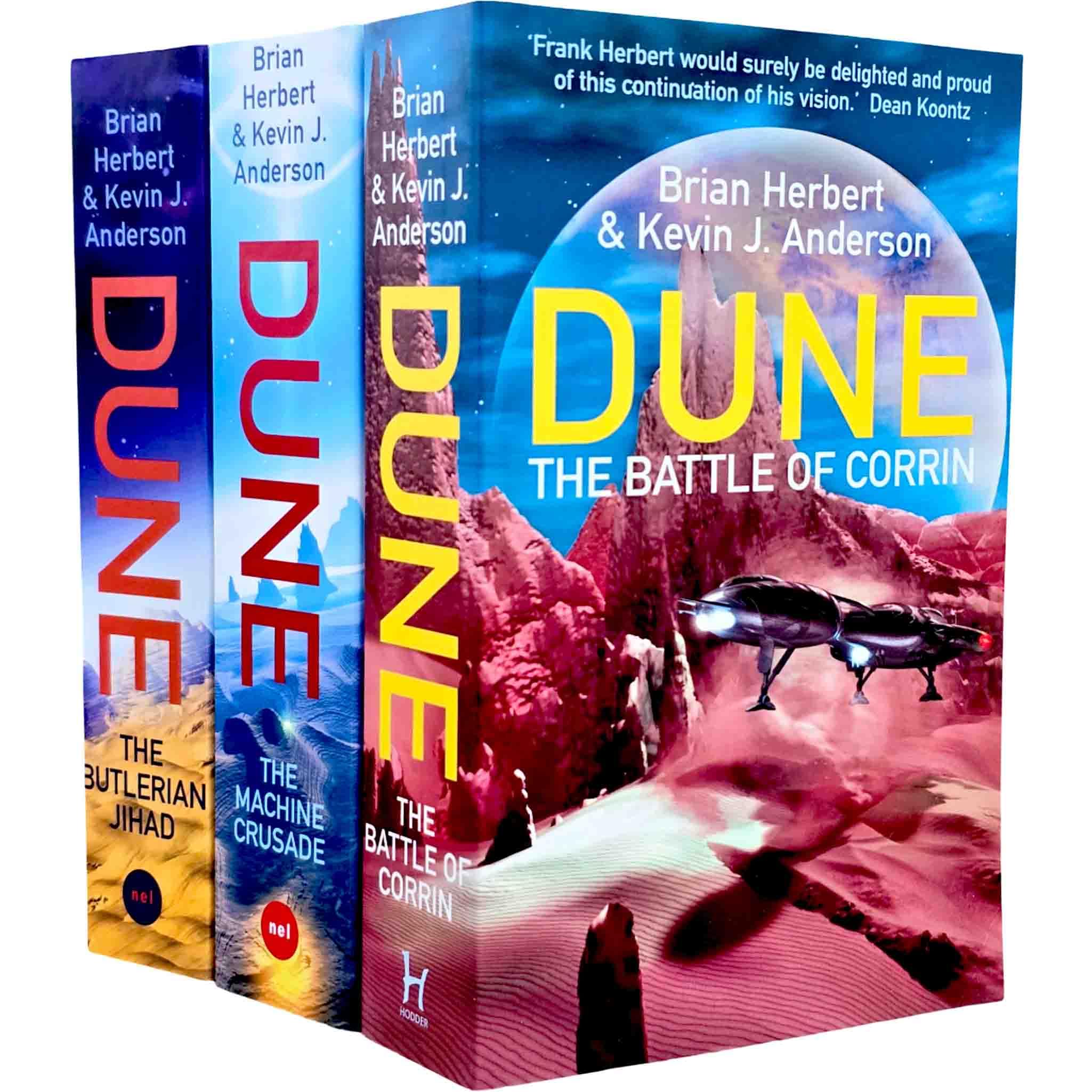 Legends of Dune Series 3 Book Set – The Butlerian Jihad, The Machine Crusade, The Battle of Corrin | Epic Sci-Fi Fiction by Brian Herbert & Anderson