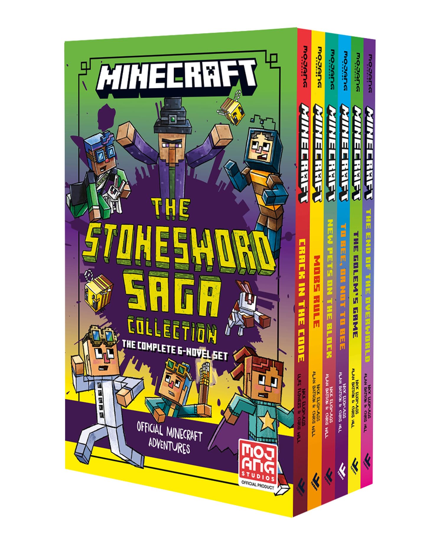 Minecraft The Stonesword Saga Collection by Mojang AB: The Complete 6-Novel Set