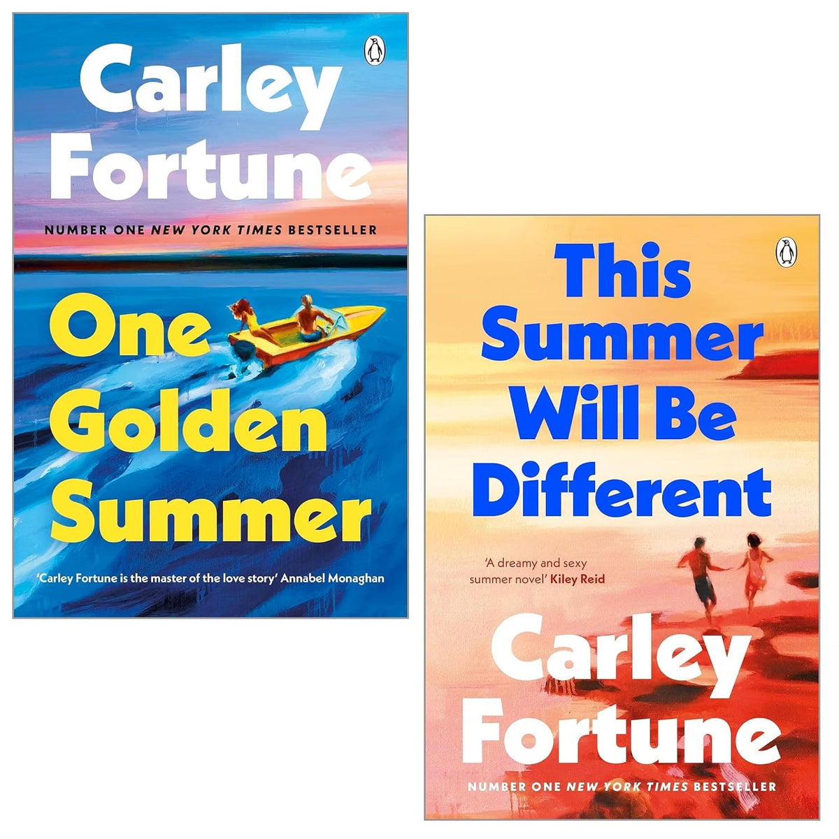 Carley Fortune 2 Book Set Collection- One Golden Summer, This Summer Will Be Different (Paperback)