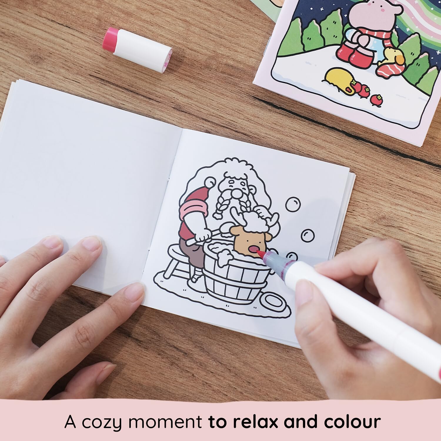 Coco Wyo: Cozy Countdown - A Christmas Advent Colouring Book Bundle