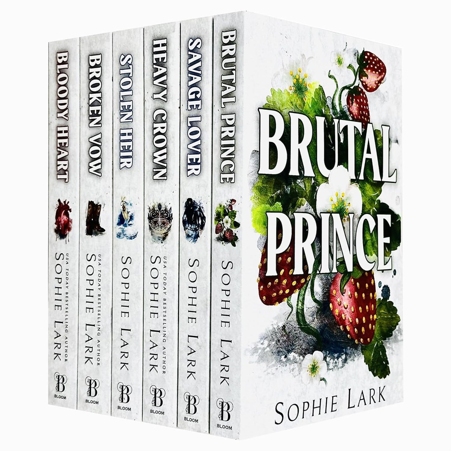Brutal Birthright Series 6 Books Collection Set – Brutal Prince, Stolen Heir, Savage Lover, Bloody Heart, Broken Vow & Heavy Crown | Romance & Fiction