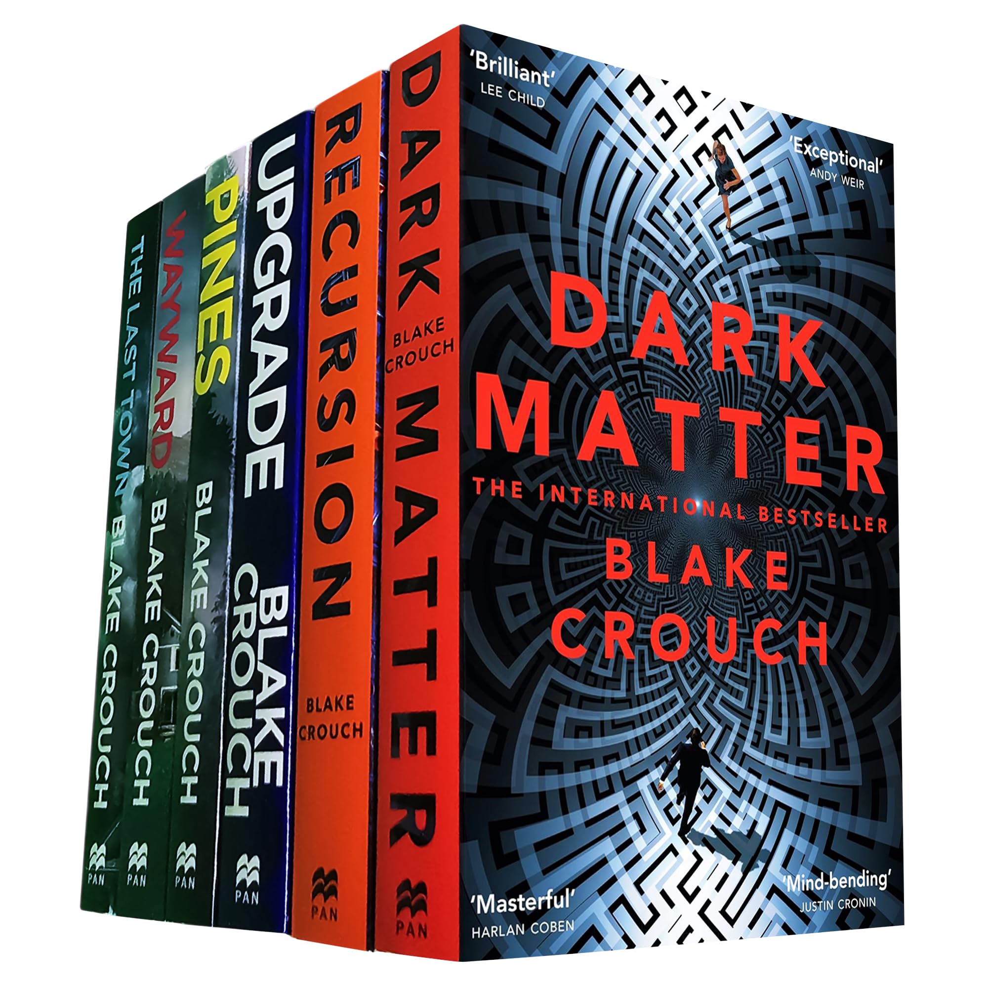 Blake Crouch Thrills and Twists 6 Book Collection: Includes Dark Matter, Recursion, Upgrade, and the Wayward Pines Trilogy - A Journey Through Alternate Realities and Unsettling Mysteries