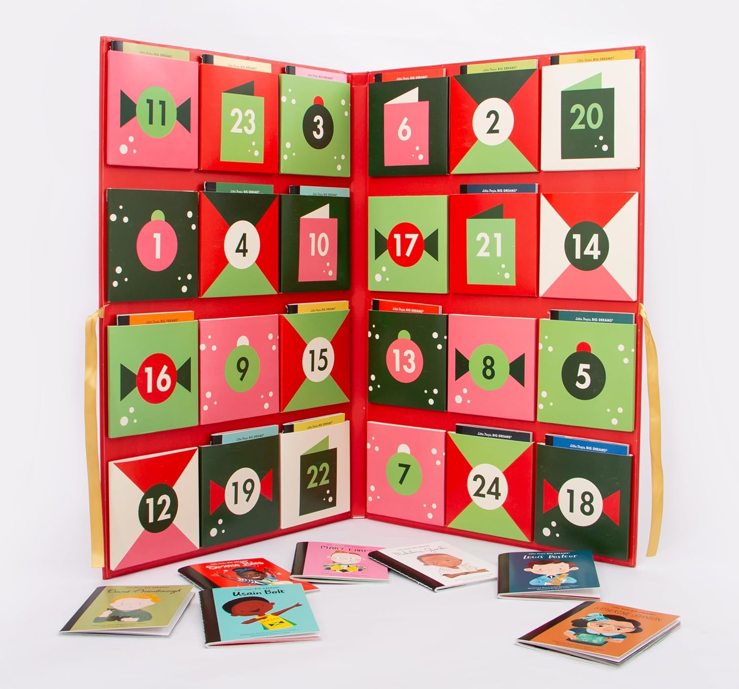 Little People, BIG DREAMS: Advent Calendar Book Collection 2025 Edition – 24 Mini Biographies for Kids, Inspiring Christmas Countdown Gift
