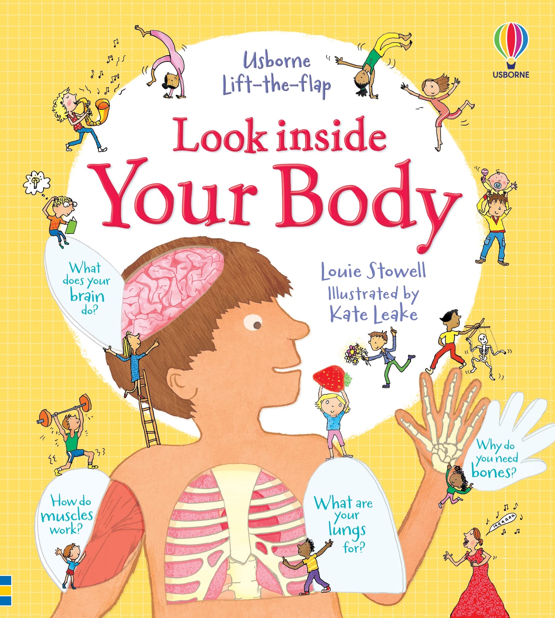 Look Inside Your Body- Usborne Lift-the-Flap Board Book for Kids (Ages 4–7)
