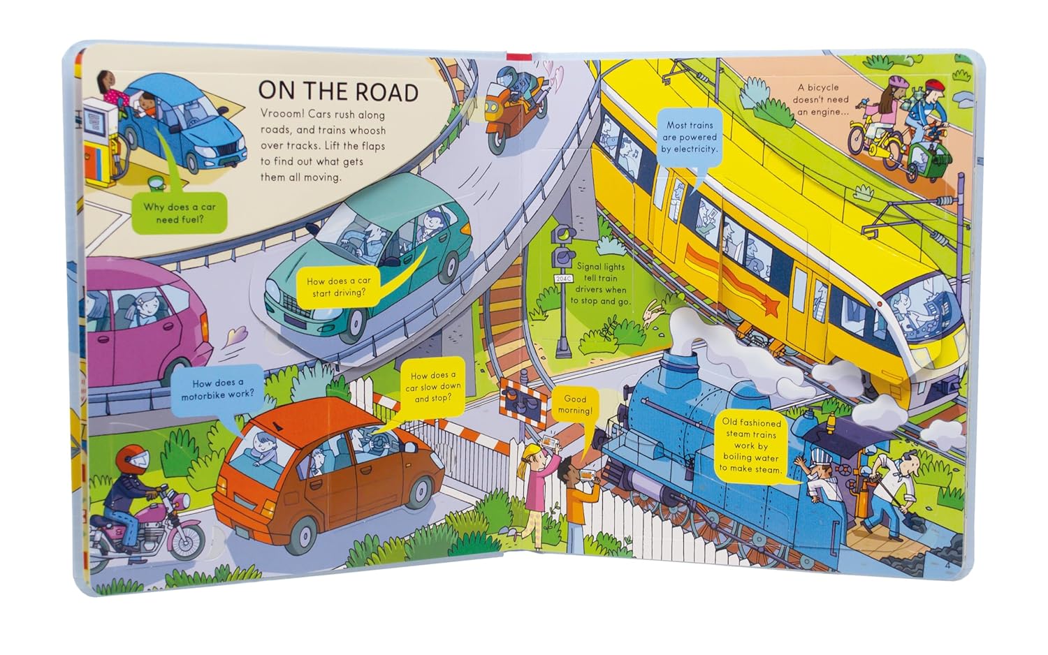 Usborne Lift-the-Flap Look Inside How Things Work by Rob Lloyd Jones- STEM Learning Book for Kids | Explore Machines, Gadgets, and Technology"