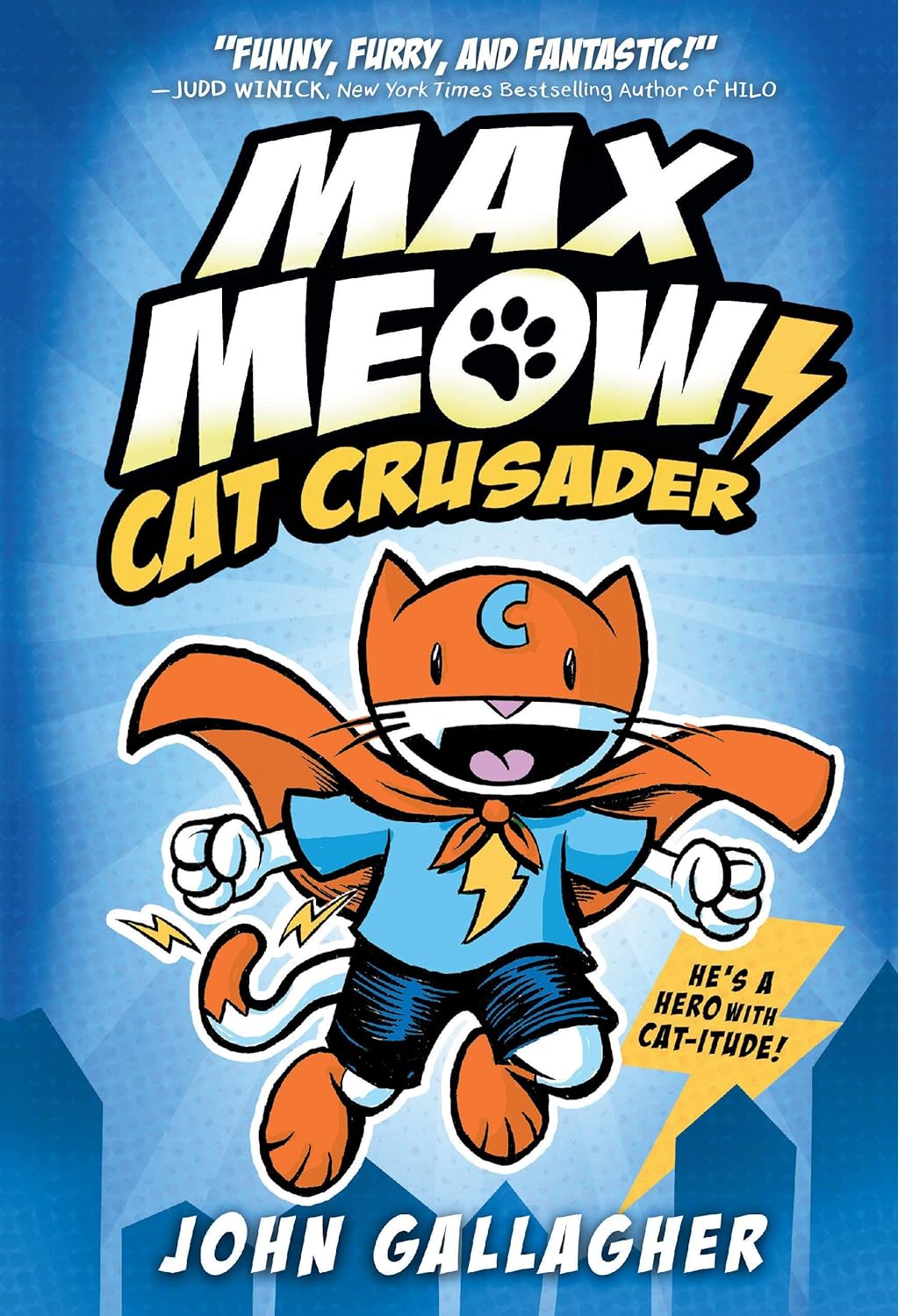 Max Meow Series By John Gallagher Graphic Novels 6 Books Collection (Cat Crusader, Donuts and Danger, Pugs from Planet X, Taco Time Machine, Attack of the ZomBEES & When Pancakes Go Bad, Really Bad)