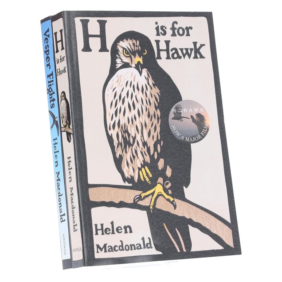 Helen Macdonald 2 Books Collection Set | H Is for Hawk & Vesper Flights | Nature Writing, Memoir & Essays (Paperback)