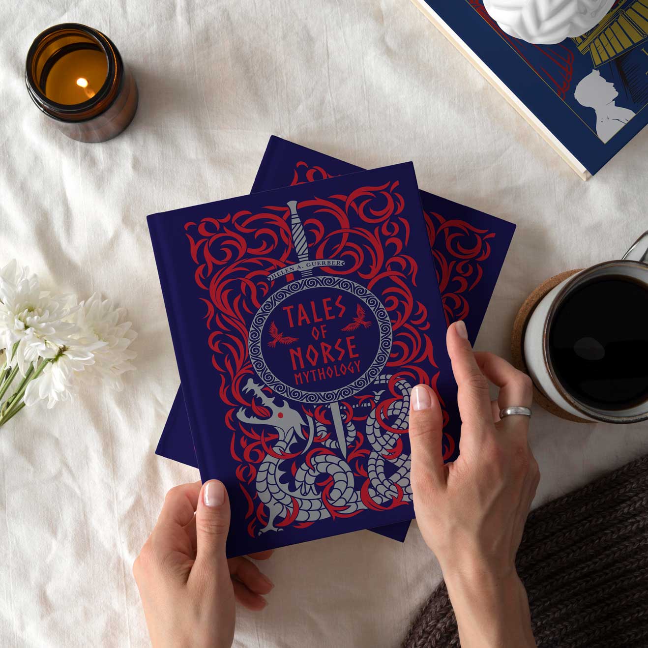 Tales of Norse Mythology Book by Helen A. Guerber | Epic Viking Legends, Gods & Ancient Myths in a Stunning Leather-Bound Collector’s Edition