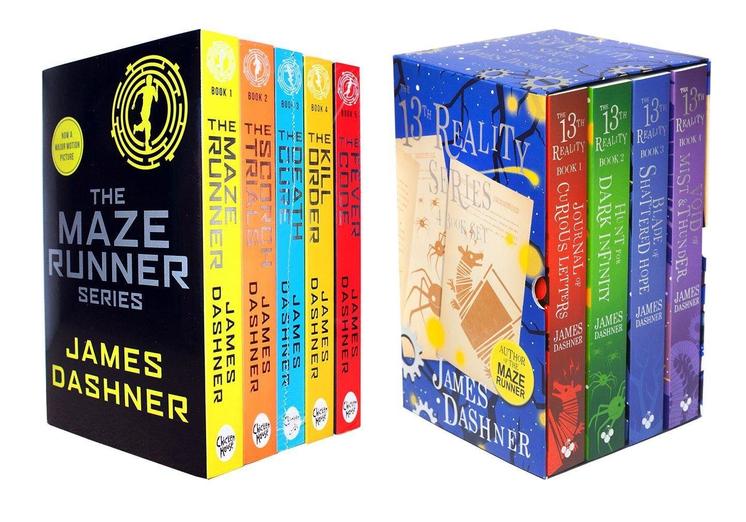 James Dashner 9 Book Collection Set | The Maze Runner & The 13th Reality Series | YA Sci-Fi, Dystopian Adventure, Fiction, Thrilling Stories