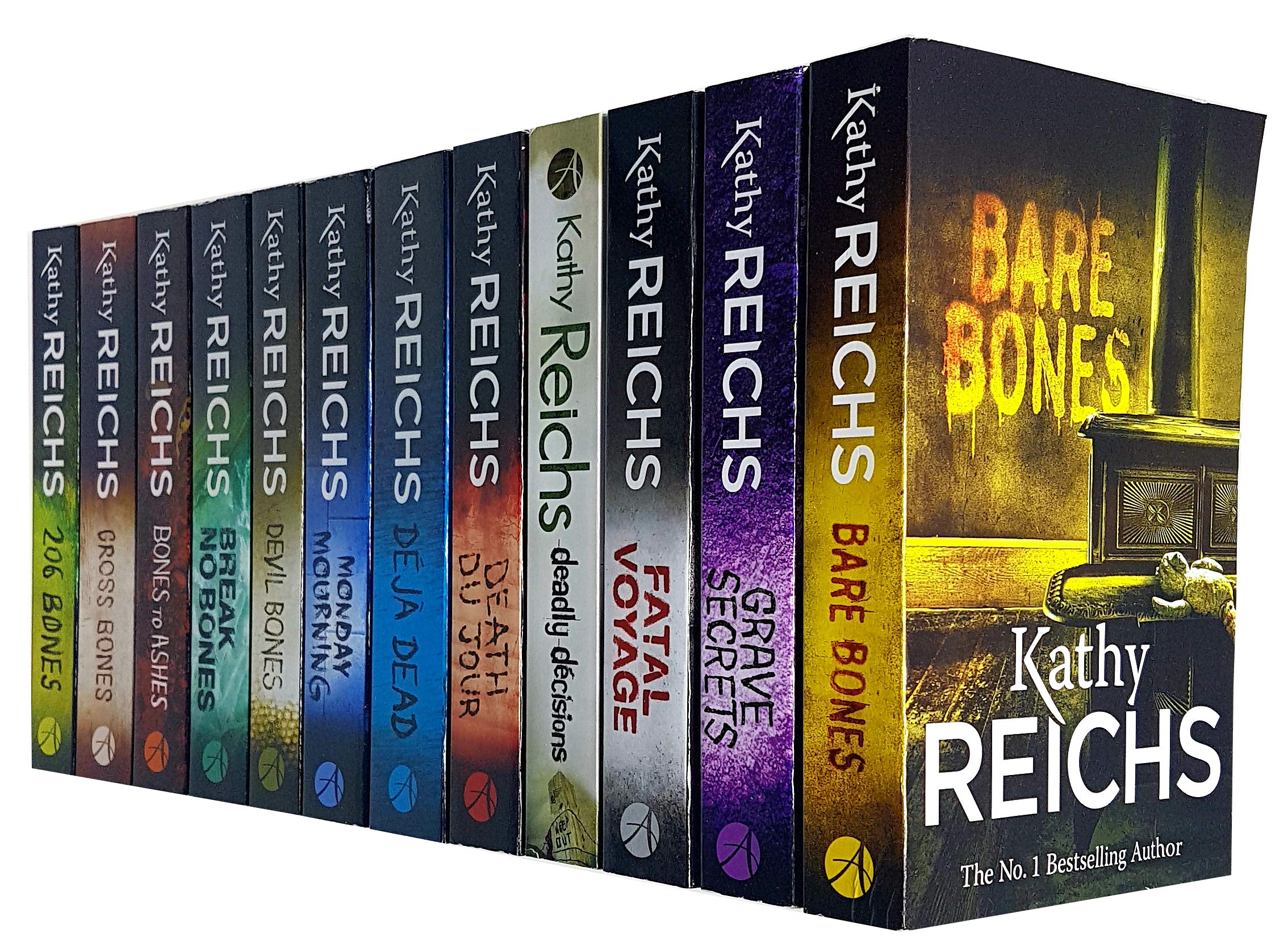 Kathy Reichs Temperance Brennan Series 12 Books Set Collection (Series 1-2) | Crime Thriller Mystery Novels, Detective Fiction, Suspense Stories