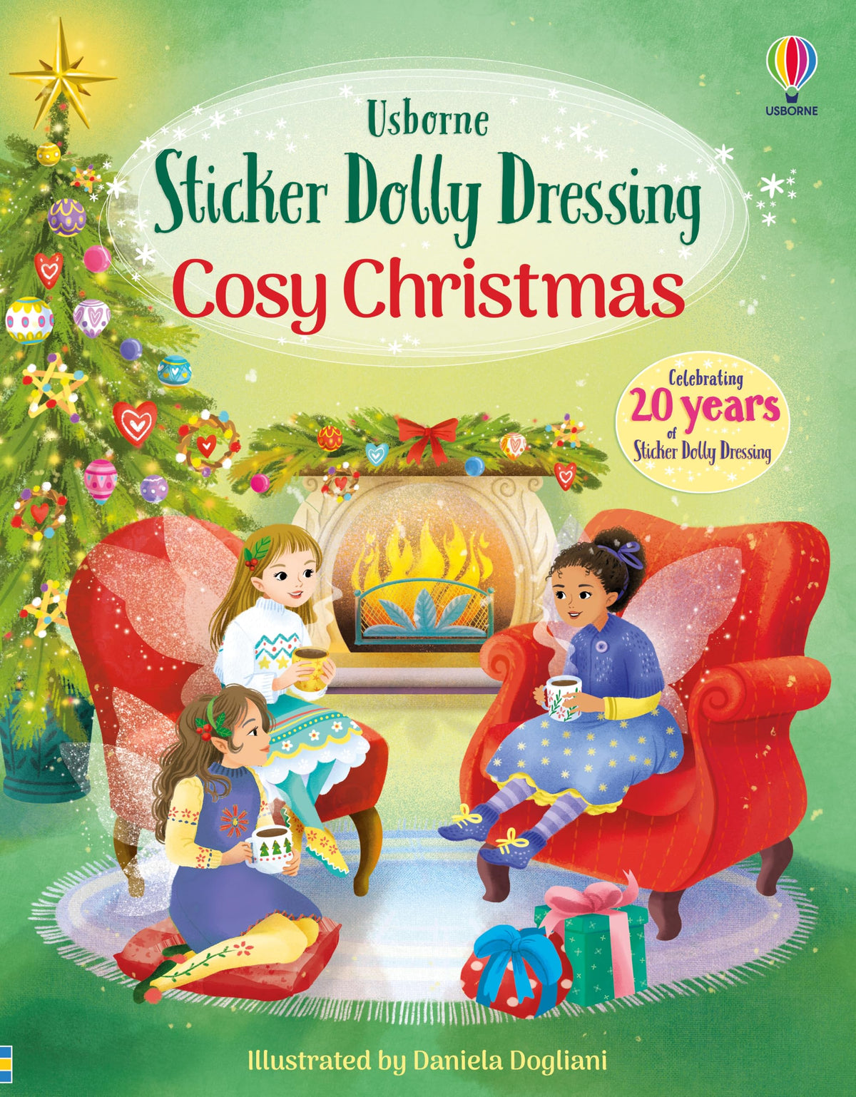Sticker Dolly Dressing Cosy Christmas by Usborne – Children's Christmas Sticker Activity Book
