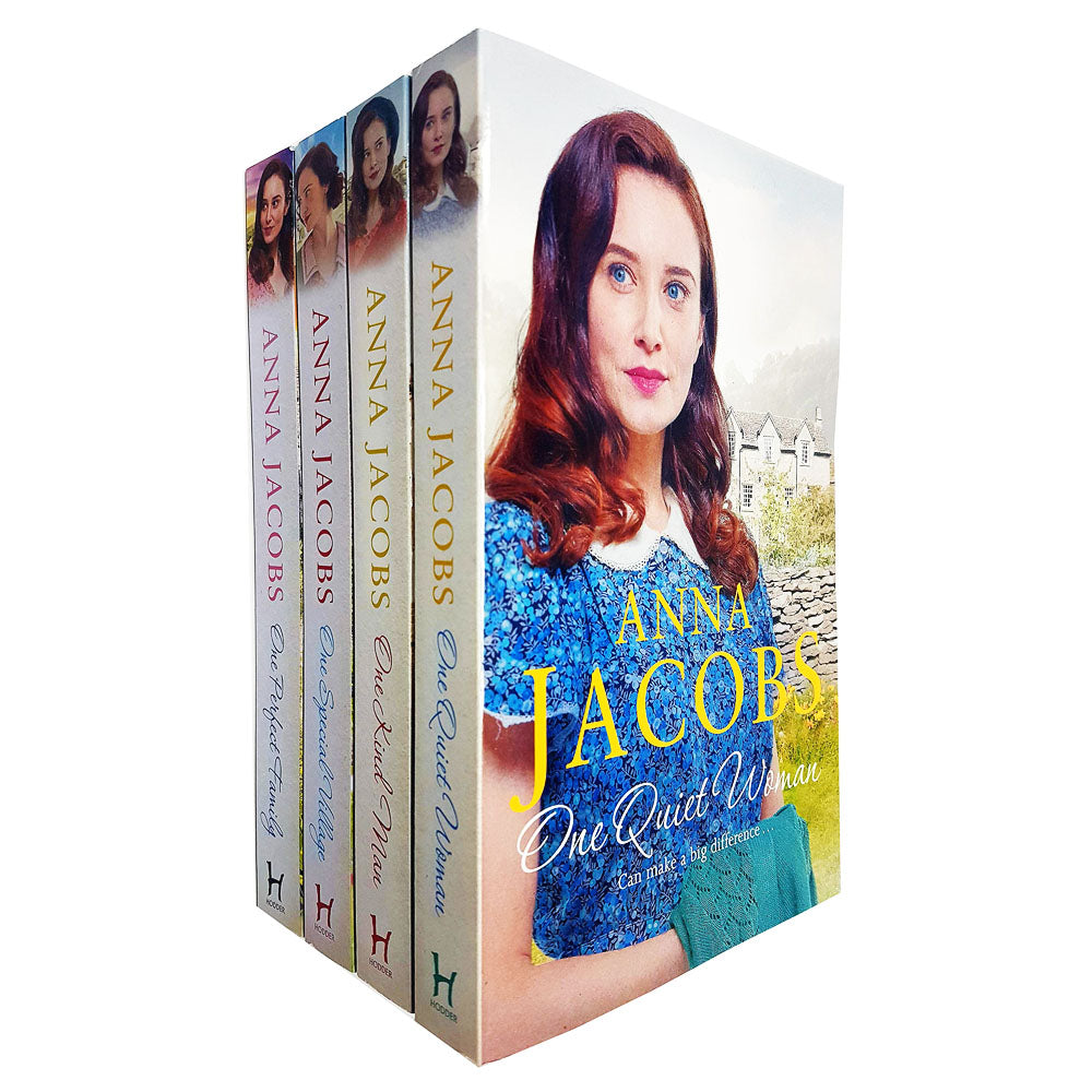 Anna Jacobs Ellindale Saga 4 Book Collection Set – One Quiet Woman, One Kind Man & More | Family, Community, Rural Life, Relationships (Ages 12+)