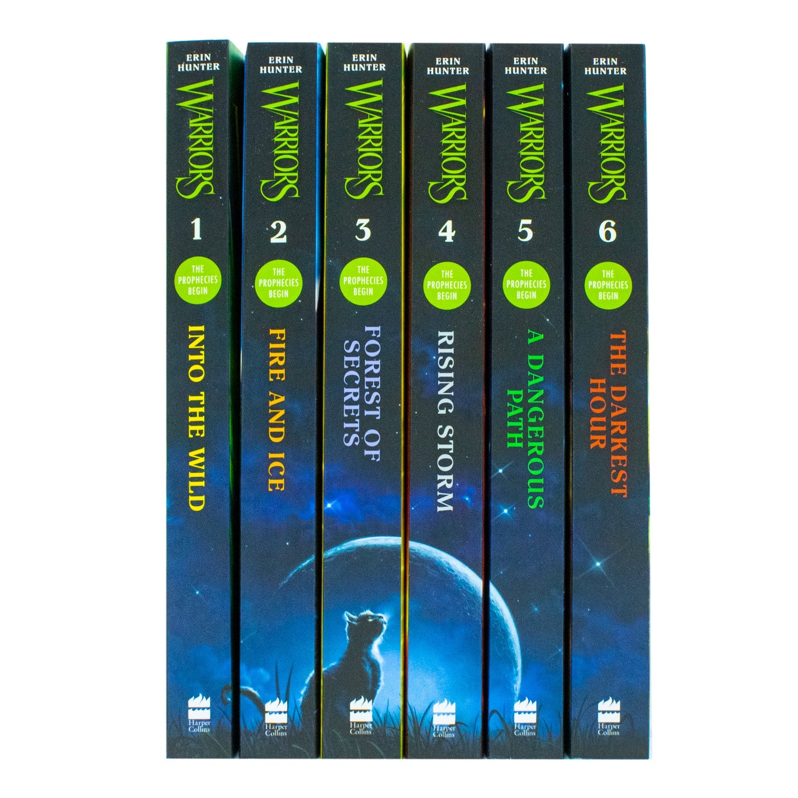 Warrior Cats Series 1 The Prophecies Begin - 6-Book Collection by Erin Hunter for ages 8+! Perfect for young readers seeking adventure and fantasy!