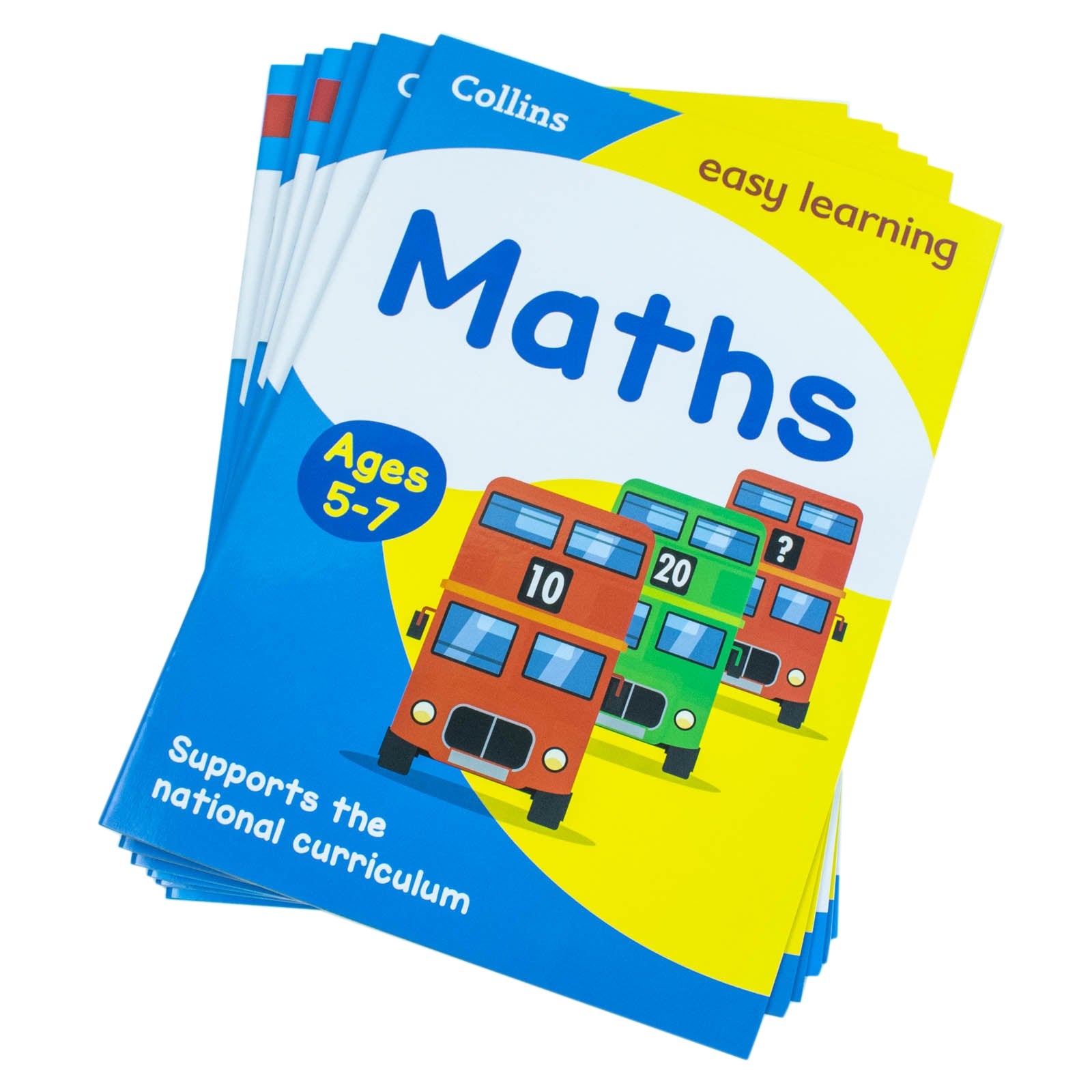 Collins Easy Learning Starter Set (Ages 5–7) – KS1 Educational Books | Fun Home Learning, Literacy, Phonics, Numbers, Writing, Math, Workbooks