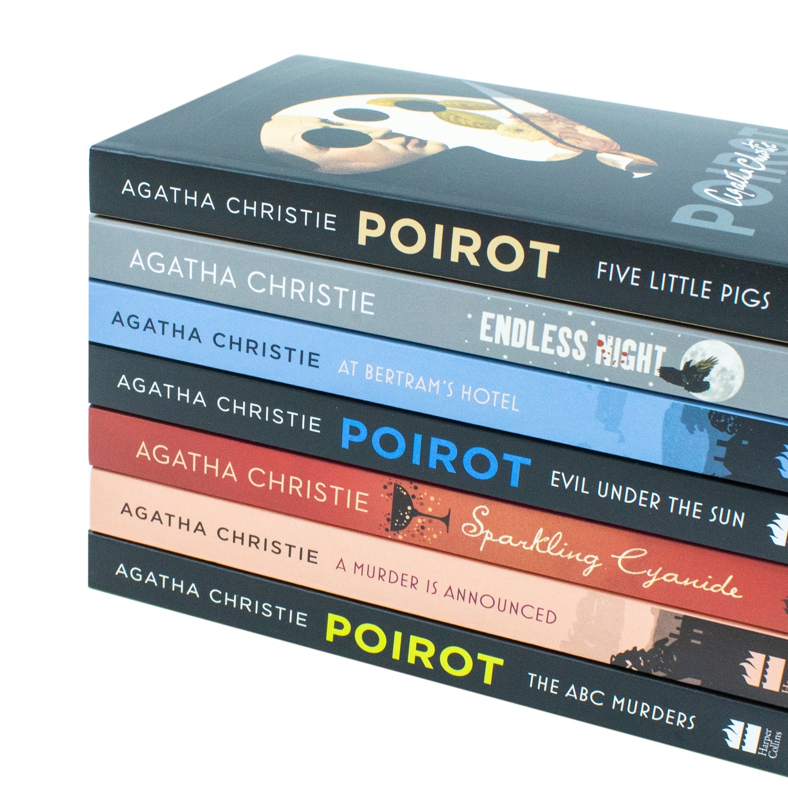 Agatha Christie Seven Deadly Sins Collection 7 Books Box Set (Five Little Pigs, Endless Night, At Betram's Hotel & More)