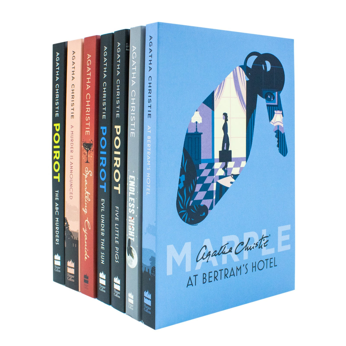 Agatha Christie Seven Deadly Sins Collection 7 Books Box Set (Five Little Pigs, Endless Night, At Betram's Hotel & More)