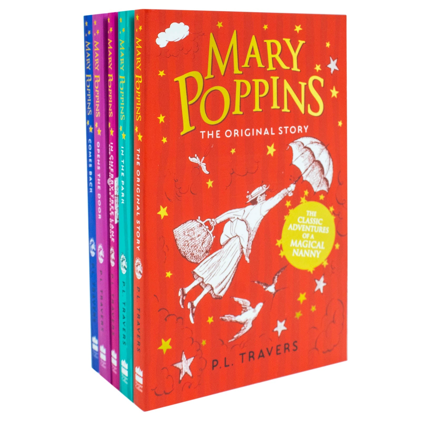 Mary Poppins The Complete Collection – 5-Book Set by P.L. Travers | Classic Children's Fantasy Series Filled with Magic, Adventure & Whimsical Fun