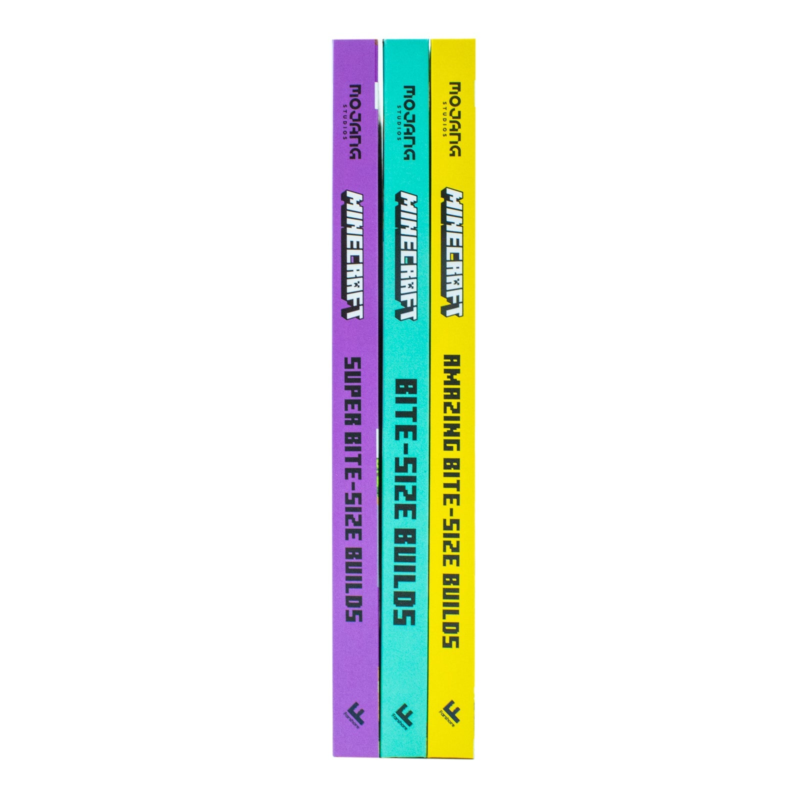 Minecraft Bite Size Builds Slipcase 3 Books Set The official collection of illustrated mini projects with over 60 fun builds: great for gamers of all ages and abilities