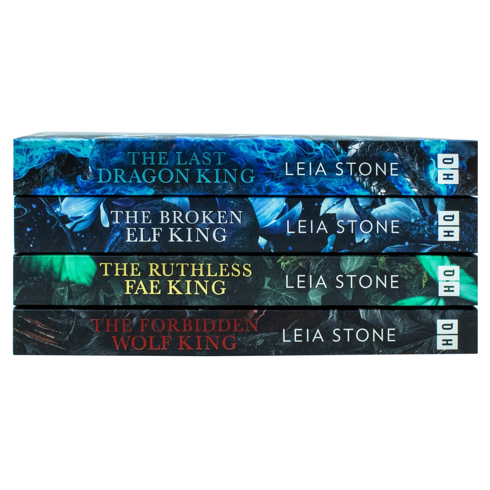 Kings of Avalier 4 Book Collection by Leia Stone| Epic Fantasy Series– The Last Dragon King,The Broken Elf King & More| Adventure & Mythical Creatures