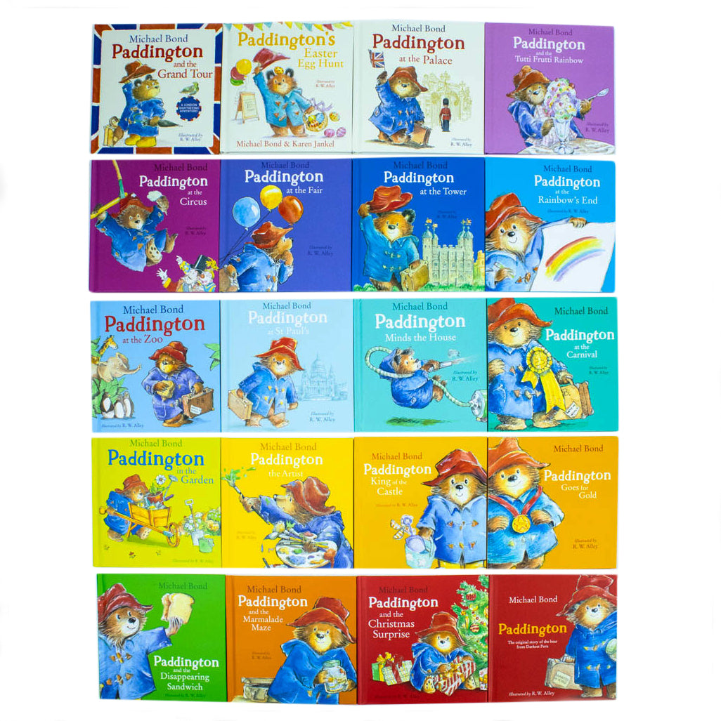 Paddington Classic Story Collection 20 Books Box Set by Michael Bond Beloved Children's Series | Includes Paddington at the Zoo, Marmalade Maze & More