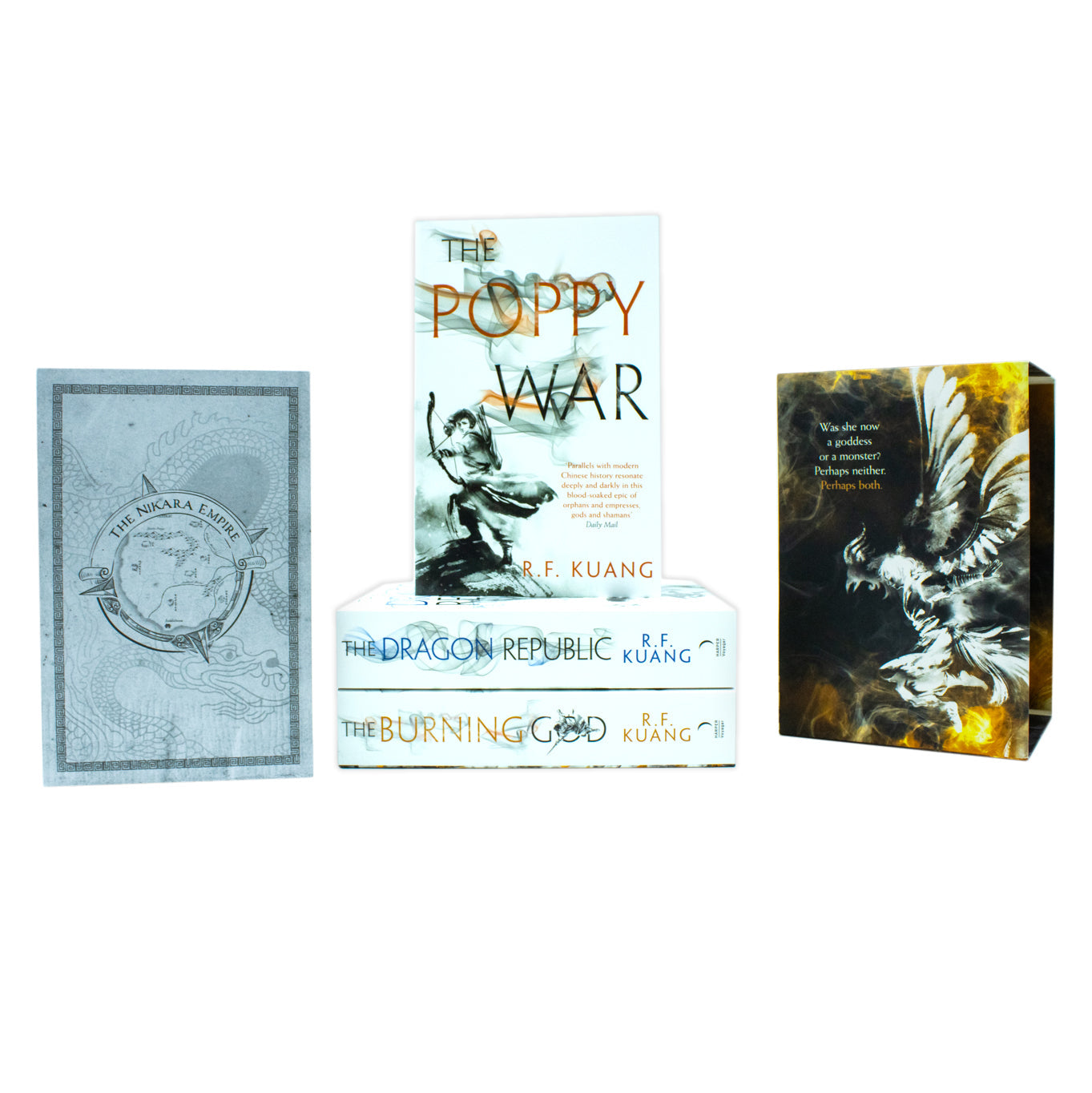 The Poppy War Boxset: The beloved Historical Fantasy trilogy (The Poppy War, The Dragon Republic & The Burning God) by R.F. Kuang