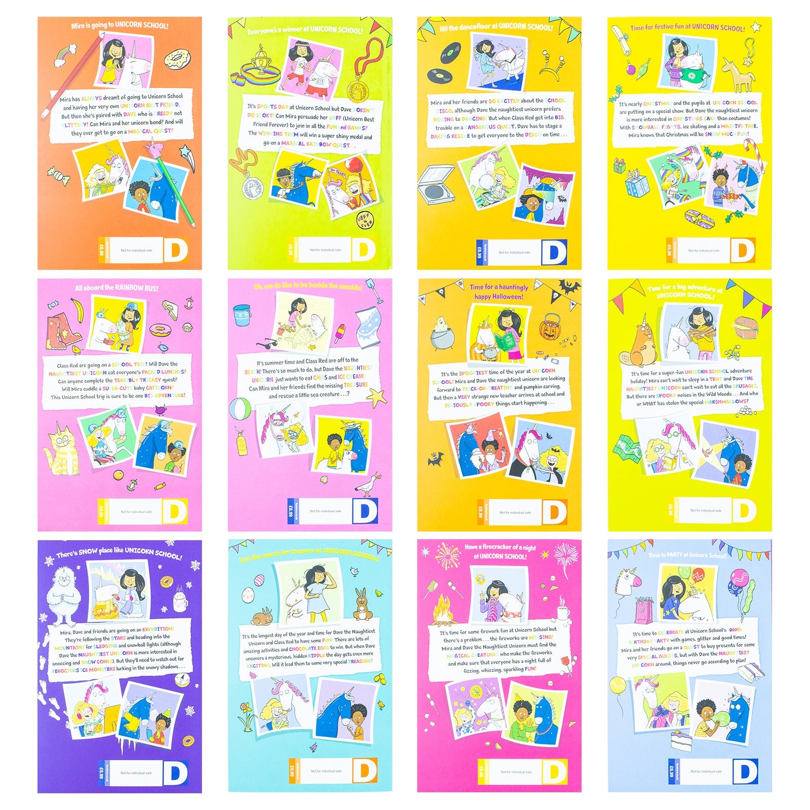 The Naughtiest Unicorn Series 12 Books Collection Set by Pip Bird - Fun,Magical Adventure Stories for Kids aged 8+, Popular Illustrated Junior Fiction