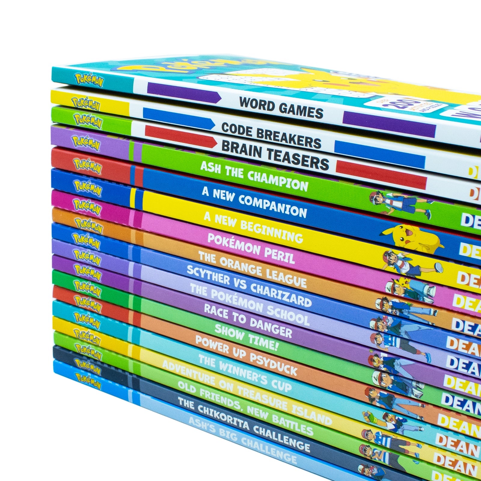 Discover the Pokemon Mega Collection 18 Books Box Set, a thrilling adventure for young readers aged 8+ years in a stunning box set format