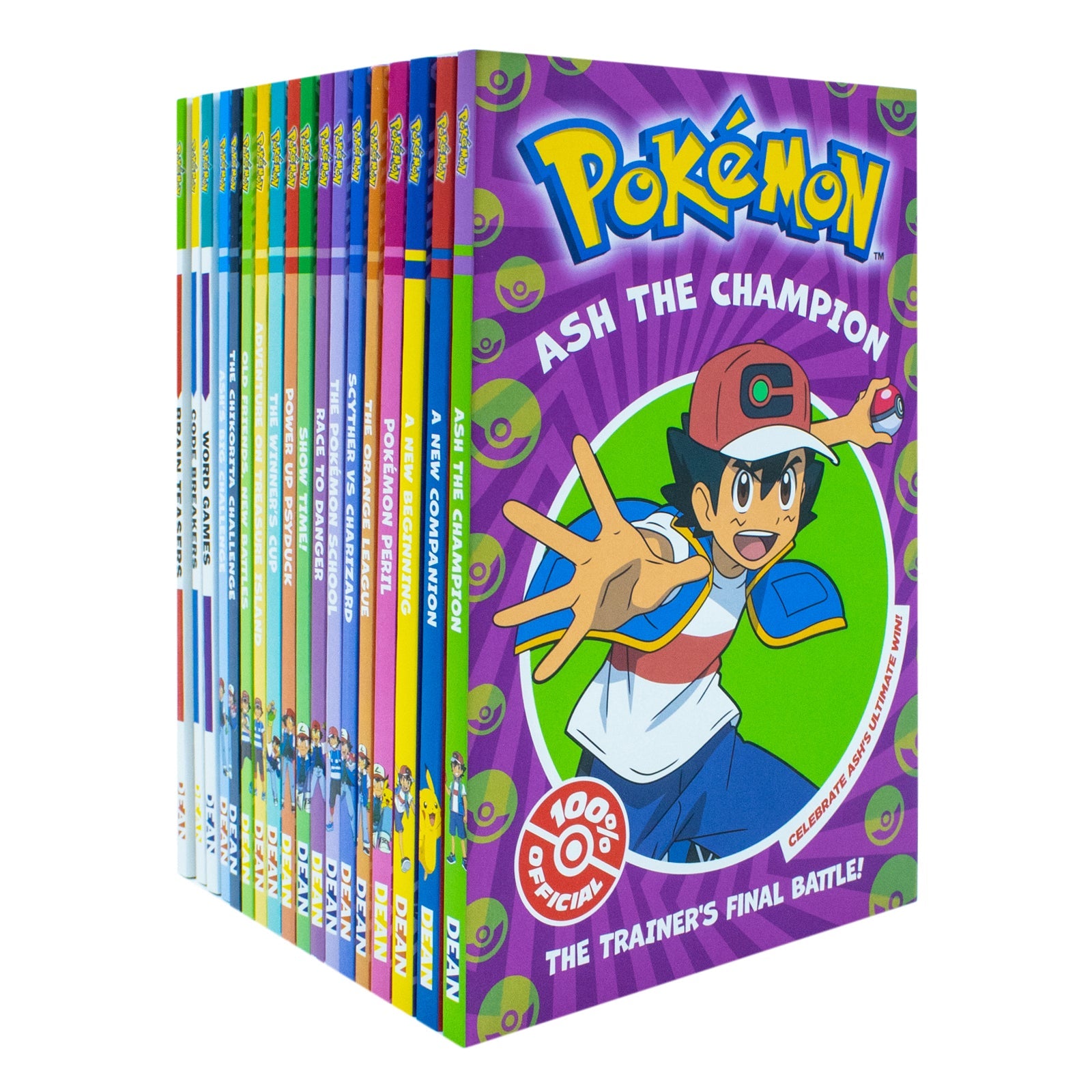 Discover the Pokemon Mega Collection 18 Books Box Set, a thrilling adventure for young readers aged 8+ years in a stunning box set format