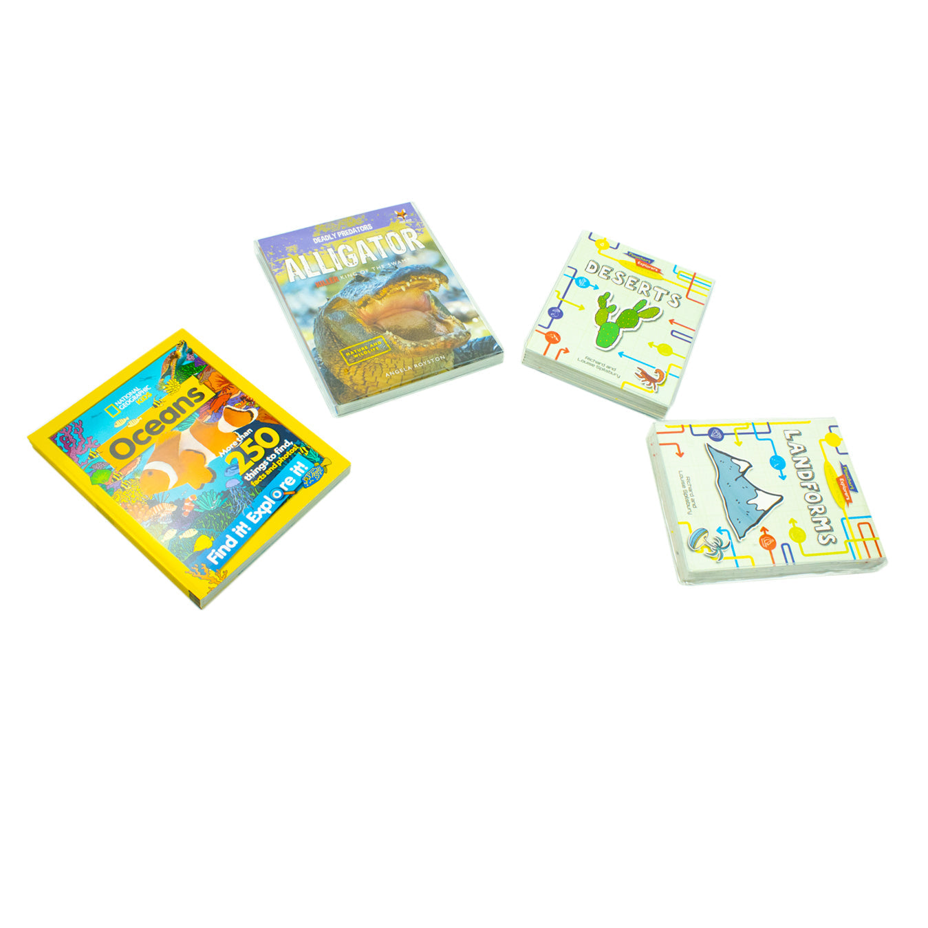 National Geographic Kids Mega 24-Book Set- Predators, Earth Science & Ecosystems - Fun Nonfiction STEM Books for Curious Kids