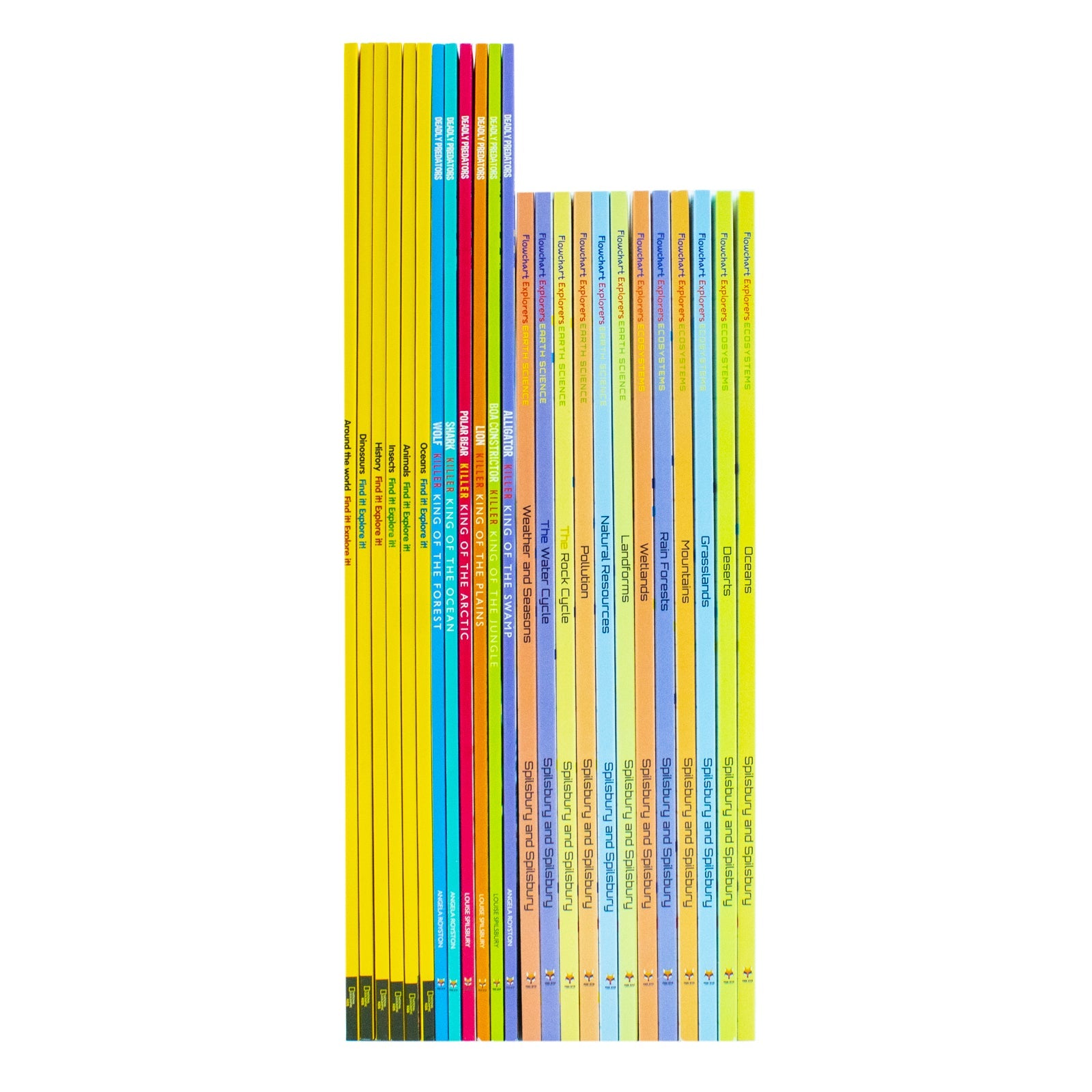 National Geographic Kids Mega 24-Book Set- Predators, Earth Science & Ecosystems - Fun Nonfiction STEM Books for Curious Kids