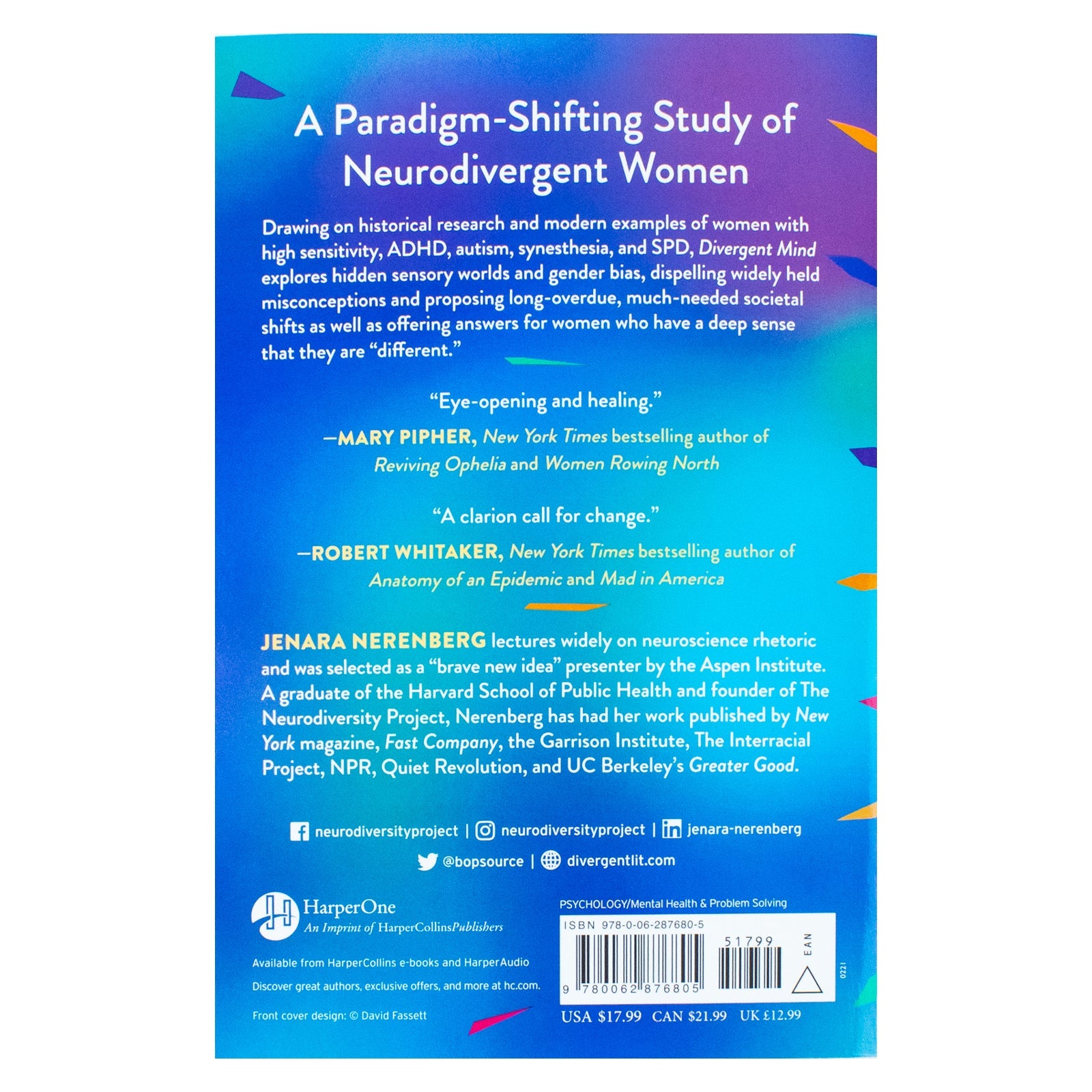 Divergent Mind by Jenara Nerenberg – Women With ADHD, Autism & Sensory Sensitivities- Neurodivergent Mental Health Book on Thriving & Self-Acceptance