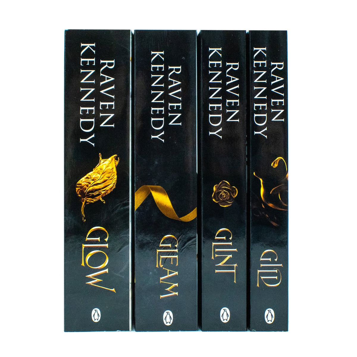 The Plated Prisoner Series Collection 4 Books Set by Raven Kennedy – Gild, Glint, Gleam, Glow| Fantasy Book Box Set for Readers & Fans of Dark Romance