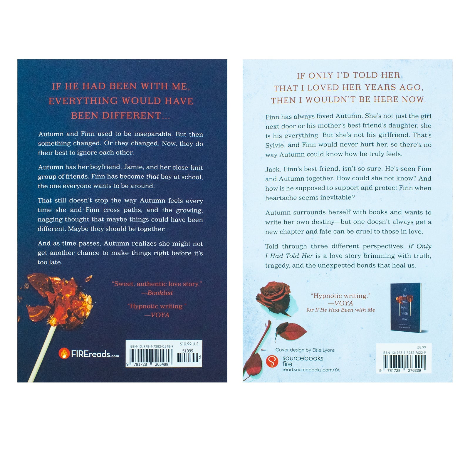 Laura Nowlin Collection 2 Books Set (If He Had Been with Me, If Only I Had Told Her) Must Read YA Fiction in Paperback Age 12+ Romance Coming of Age