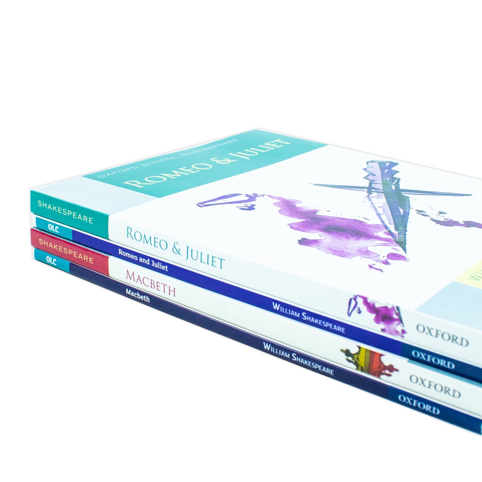 Oxford School William Shakespeare 4 Books Collection Set (Macbeth, Macbeth Oxford Literature Companions and Romeo and Juliet and Romeo and Juliet Oxford Literature Companions)