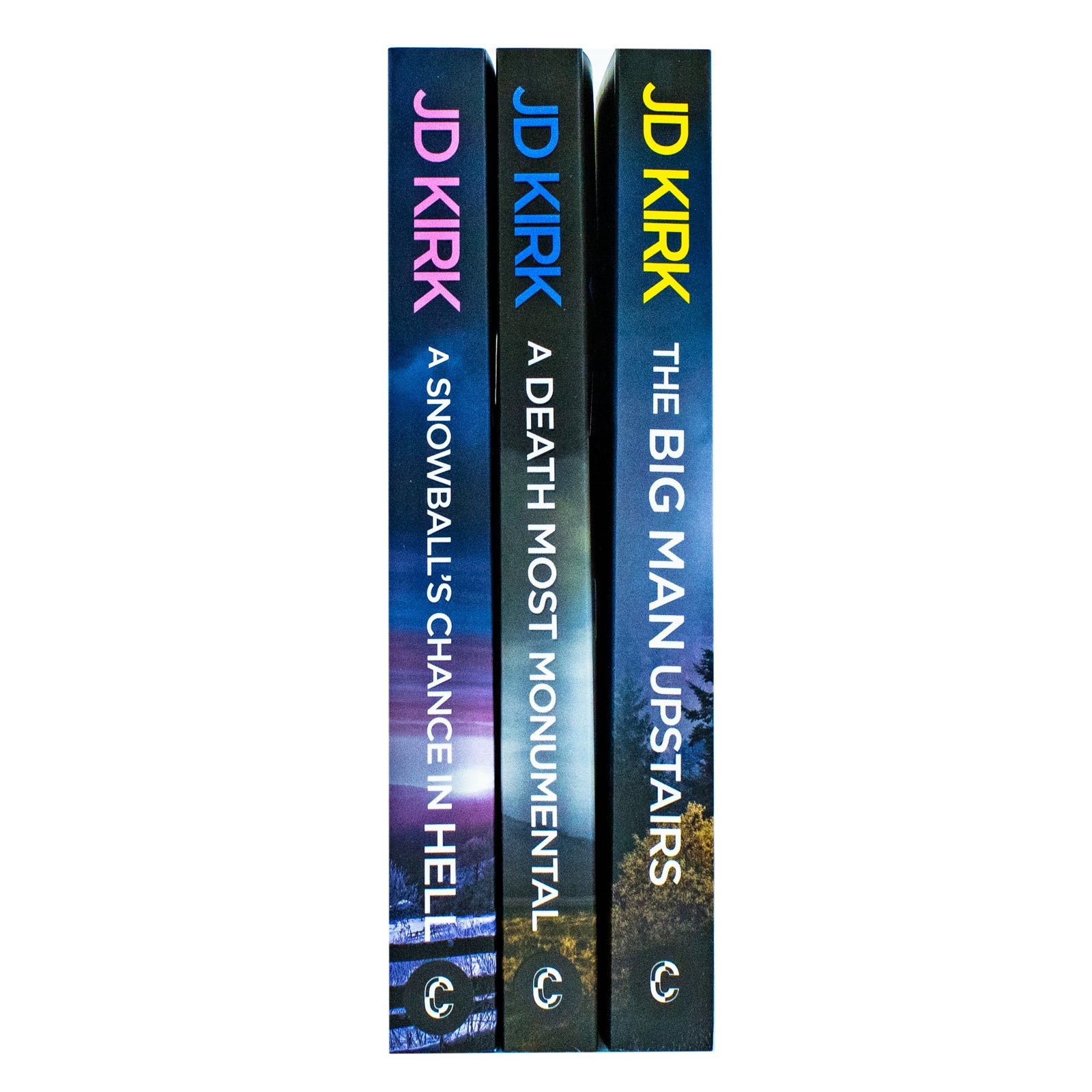 DCI Logan Crime Thrillers 3 Books 7-9 by JD Kirk | A Snowball's Chance in Hell, A Death Most Monumental, The Big Man Upstairs | Crime Thriller Book