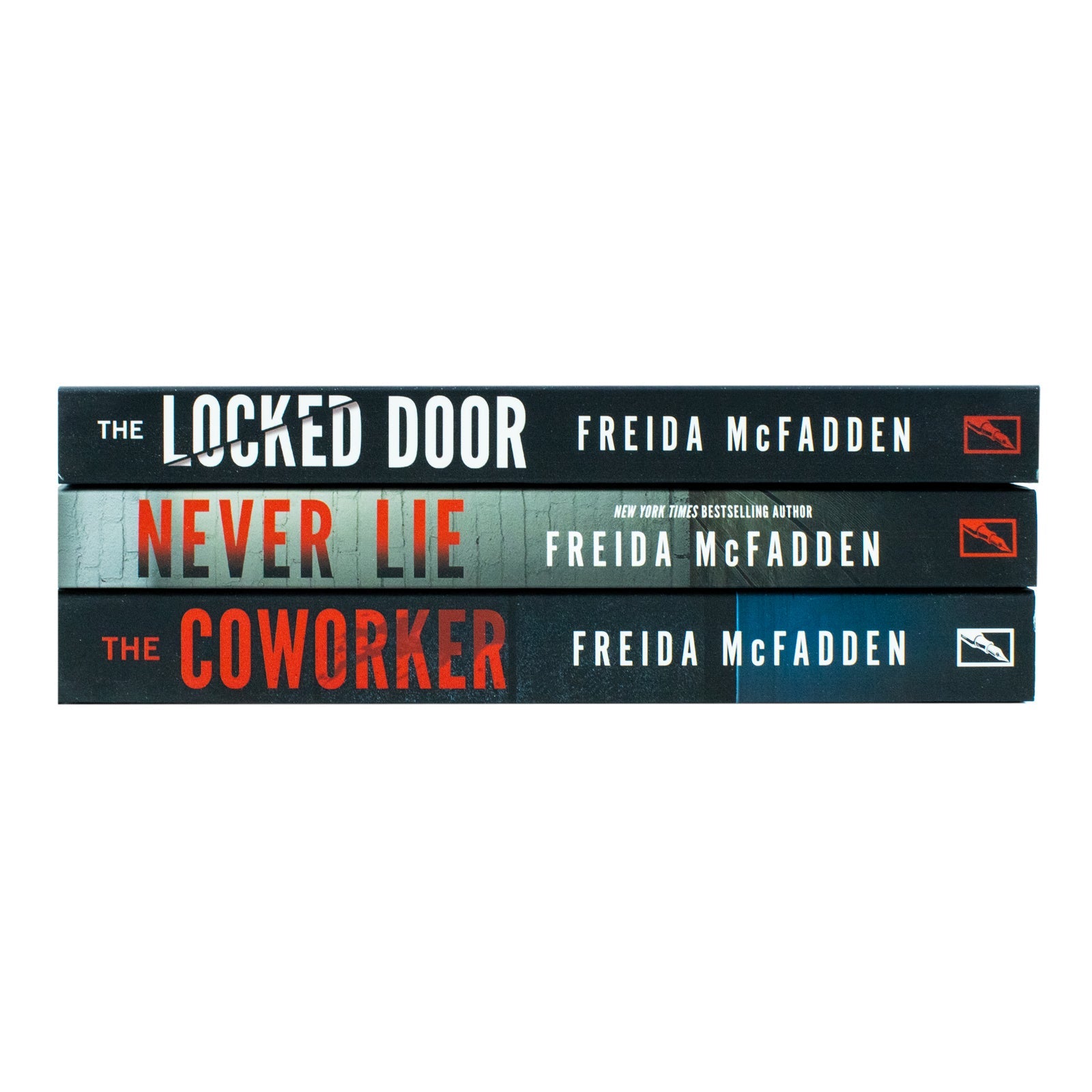 Freida McFadden Collection 3 Books Set (Never Lie, The Locked Door and The Coworker)
