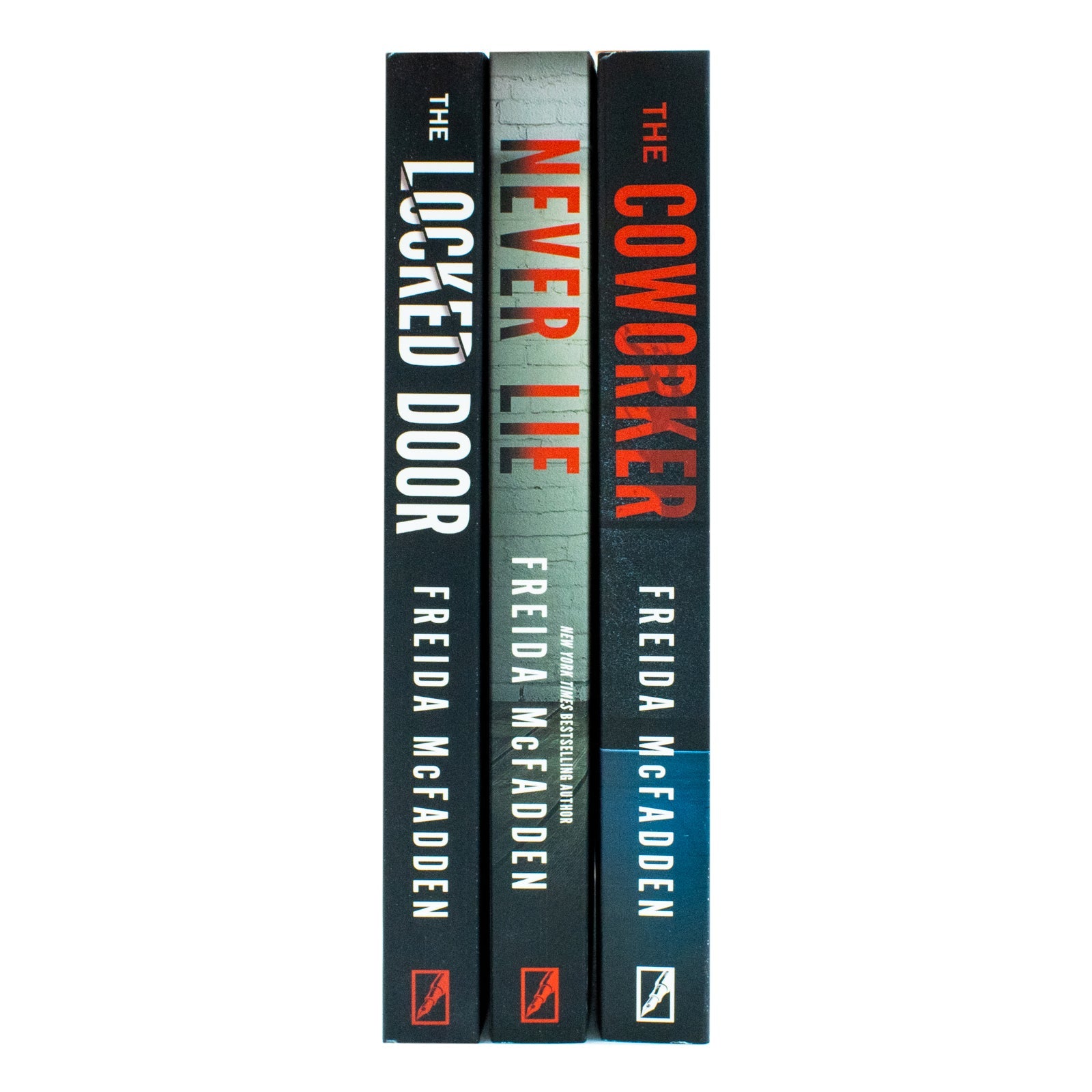 Freida McFadden Collection 3 Books Set (Never Lie, The Locked Door and The Coworker)