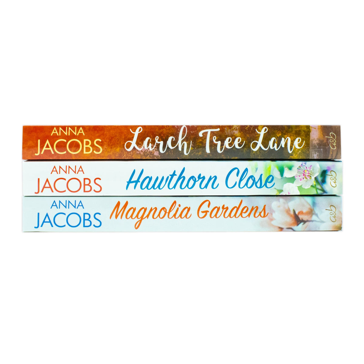 Anna Jacobs Collection 3 Books Set (Larch Tree Lane, Hawthorn Close and Magnolia Gardens)