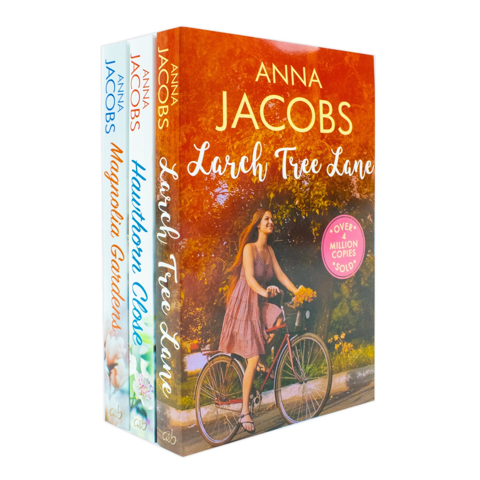 Anna Jacobs Collection 3 Books Set (Larch Tree Lane, Hawthorn Close and Magnolia Gardens)
