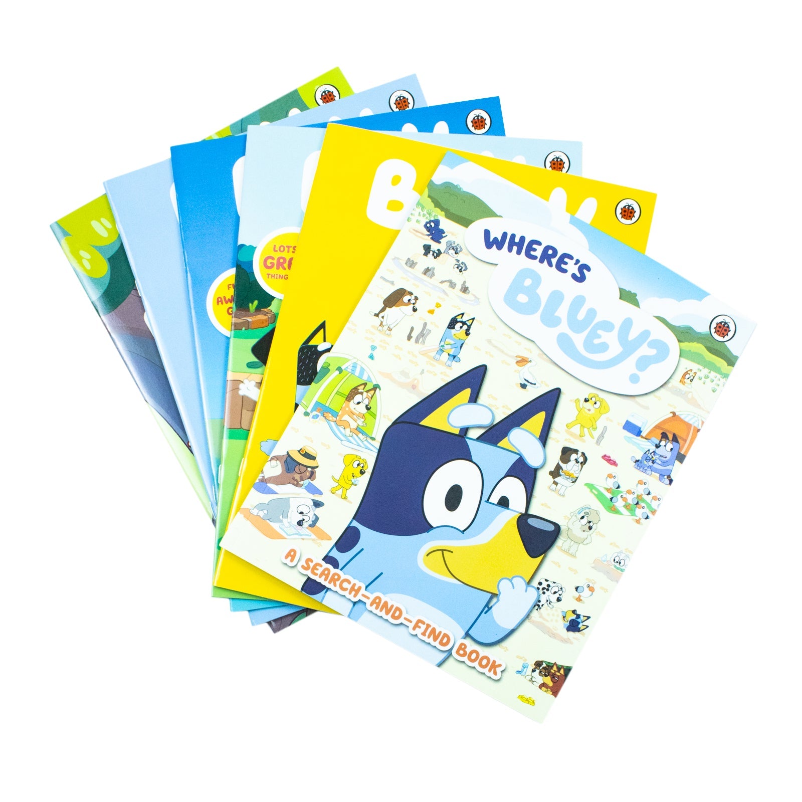Explore the fun world of Bluey with this 6 books collection of activity books perfect for kids 3+ years. Endless fun and creativity await!