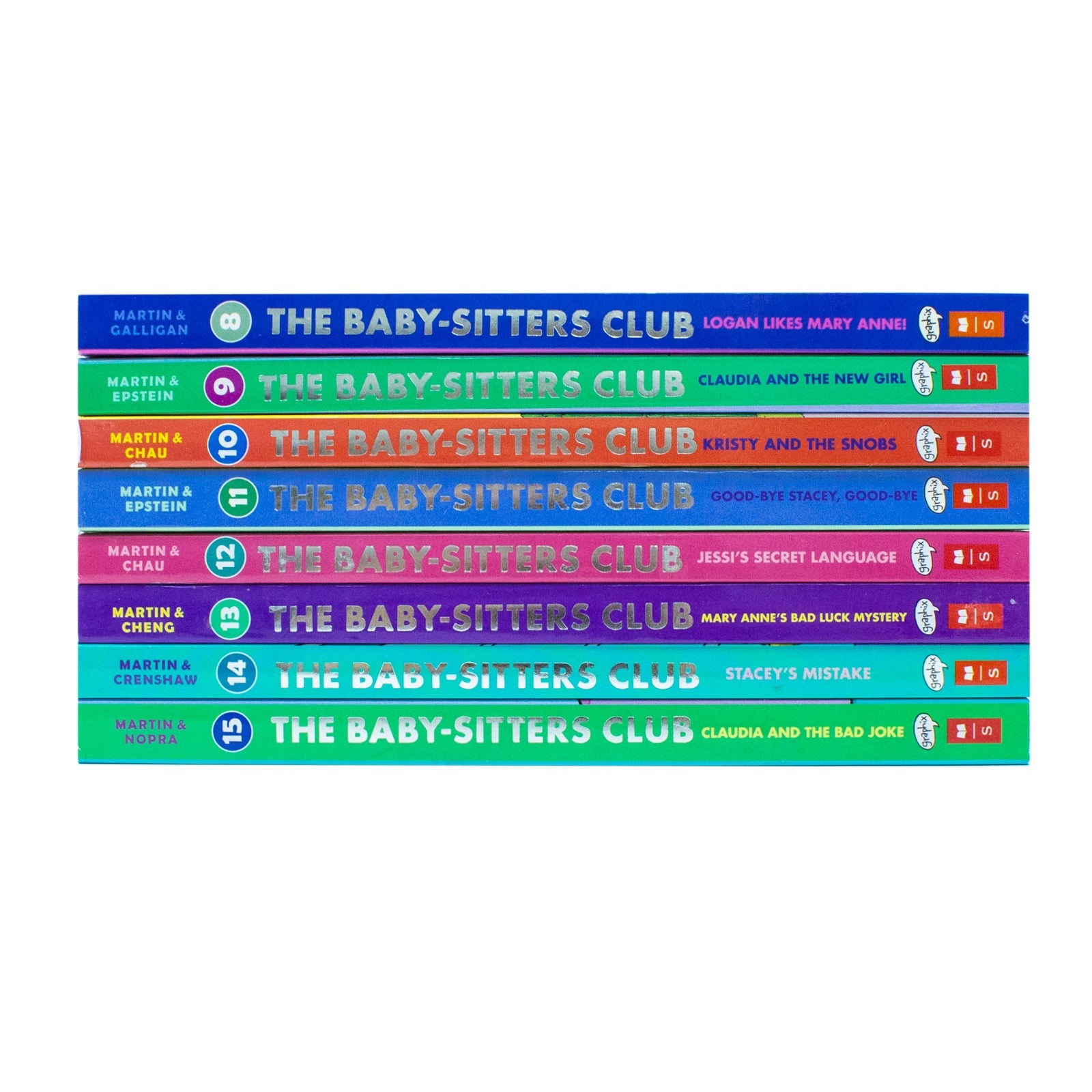 The Baby-Sitters Club Graphic Novels 8-Book Collection (8-15) by Ann M. Martin | Fun Children's Series, Friendship, Adventure, Bestsellers for Ages 8+